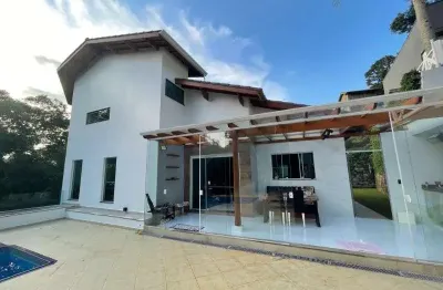 Lindo sobrado residencial para venda em condomínio fechado, em caraguatá-mairiporã. na serra da cantareira, 4 suítes e 6 vagas