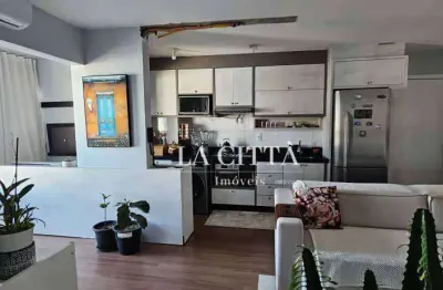 Apartamento com 2 dormitórios à venda, 56 m² por r$ 350.000 - espinheiros - itajaí/sc