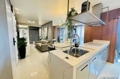Apartamento no brava view andar alto com 03 dormitórios sendo 01 suíte e 02 vagas de garagem
