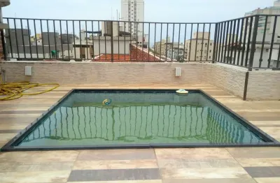 Apartamento cobertura triplex para venda em enseada guarujá-sp