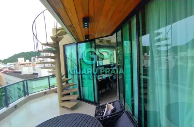 Apartamento cobertura duplex à venda, com 3 dormitórios, 3 suítes e 3 banheiros.