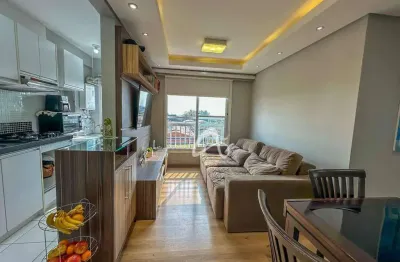 Apartamento semimobiliado à venda, andar alto, com 2 quartos - bairro pinheirinho, curitiba/pr.