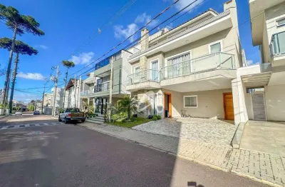 Sobrado triplex alto padrão todo planejado à venda, no condomínio green gold, bairro iná - são josé dos pinhais/pr.