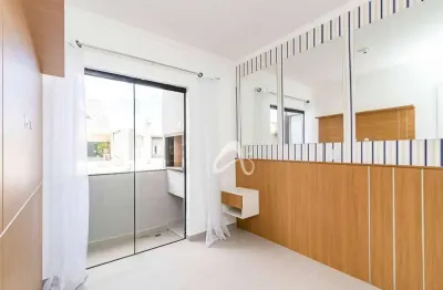 Apartamento novo de um quarto à venda, 1 quarto e sacada com churrasqueira – cajuru, curitiba/pr.