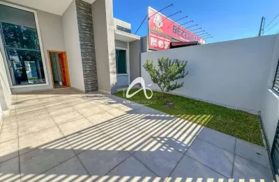 Casa nova de frente para a rua no bairro nações fazenda rio grande