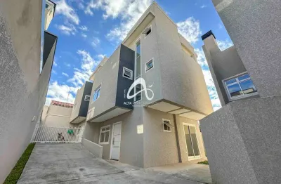 Triplex novo em condomínio no Xaxim – Terraço com churrasqueira