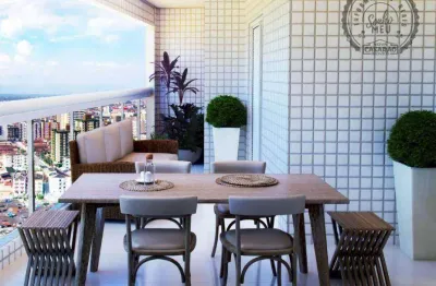 Cobertura com 3 dormitórios à venda, 168 m² por r$ 1.100.000,00 - aviação - praia grande/sp