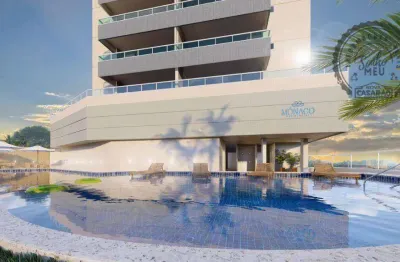 Apartamento com 2 dormitórios à venda, 77 m² por r$ 449.000,00 - caiçara - praia grande/sp