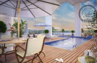 Apartamento com 2 dormitórios à venda, 73 m² por r$ 487.410,00 - aviação - praia grande/sp