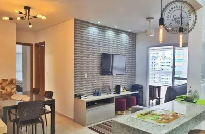 Apartamento com 2 dormitórios à venda, 88 m² por r$ 700.000,00 - boqueirão - praia grande/sp