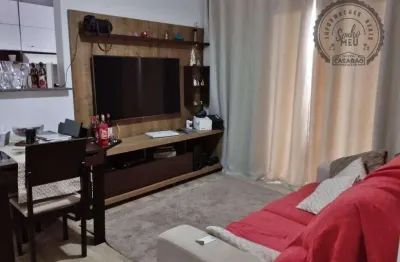 Apartamento com 2 dormitórios à venda, 54 m² por r$ 270.000,00 - vila antártica - praia grande/sp