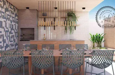 Apartamento com 3 dormitórios à venda, 119 m² por r$ 1.350.000,00 - canto do forte - praia grande/sp