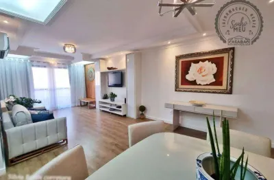 Apartamento com 2 dormitórios à venda, 97 m² por r$ 750.000,00 - canto do forte - praia grande/sp