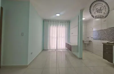 Apartamento com 1 dormitório para alugar, 43 m² por r$ 2.201,00/mês - vila caiçara - praia grande/sp