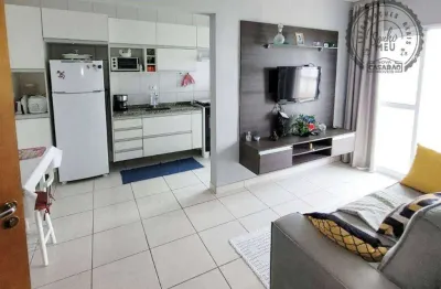 Apartamento com 1 dormitório à venda, 45 m² por r$ 330.000,00 - caiçara - praia grande/sp