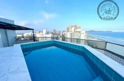 Cobertura com 2 dormitórios à venda, 250 m² por r$ 1.500.000,00 - aviação - praia grande/sp