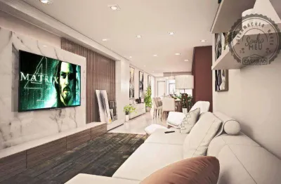 Cobertura com 4 dormitórios à venda, 208 m² por r$ 2.400.000,00 - guilhermina - praia grande/sp