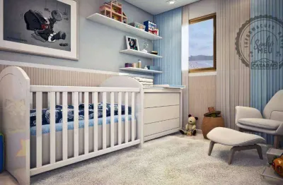 Cobertura com 4 dormitórios à venda, 223 m² por r$ 1.800.000,00 - guilhermina - praia grande/sp