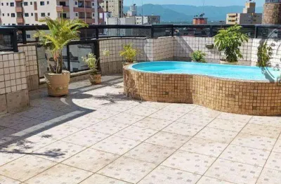 Cobertura com 2 dormitórios à venda, 143 m² por r$ 820.000,00 - tupi - praia grande/sp