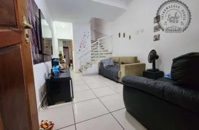 Casa com 2 dormitórios à venda, 94 m² por r$ 330.000,00 - sítio do campo - praia grande/sp