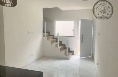 Casa em condomínio fechado com 2 quartos à venda na Rua José de Alencar, Vila Assunção, Praia Grande