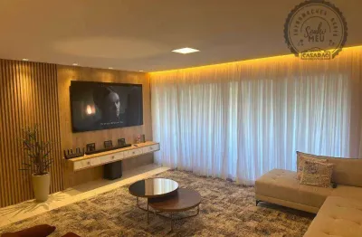 Apartamento com 3 dormitórios à venda, 148 m² por r$ 2.300.000,00 - canto do forte - praia grande/sp
