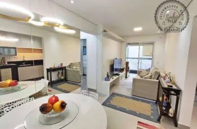 Apartamento com 1 dormitório à venda, 55 m² por r$ 460.000,00 - aviação - praia grande/sp