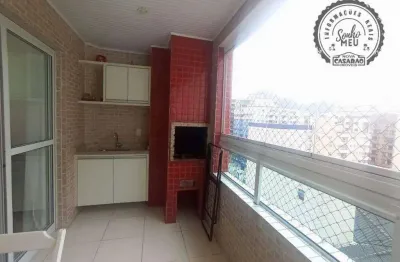 Apartamento com 2 dormitórios à venda, 74 m² por r$ 750.000,00 - canto do forte - praia grande/sp