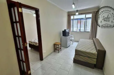 Apartamento com 1 dormitório à venda, 42 m² por r$ 225.000,00 - canto do forte - praia grande/sp