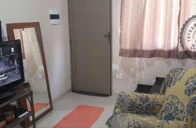 Casa em condomínio fechado com 2 quartos à venda na Rua Santa Bárbara, Vila Caiçara, Praia Grande