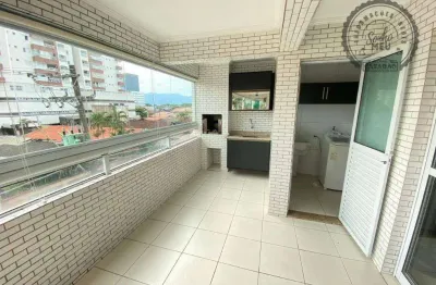 Apartamento com 3 quartos para alugar na Rua Colômbia, Guilhermina, Praia Grande