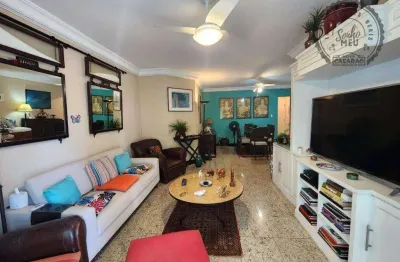 Apartamento com 3 dormitórios à venda, 140 m² por r$ 960.000,00 - canto do forte - praia grande/sp