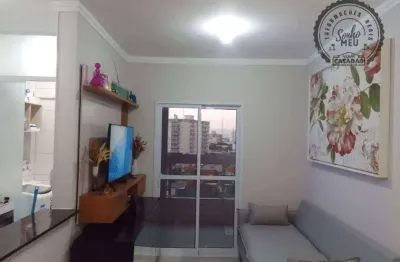 Apartamento com 1 quarto à venda na Rua Vinte e Seis de Janeiro, Vila Mirim, Praia Grande