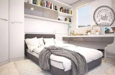 Apartamento com 1 quarto à venda na Rua Doutor Júlio de Mesquita Filho, Aviação, Praia Grande