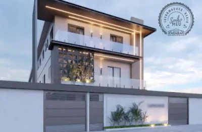 Casa com 2 dormitórios à venda, 92 m² por r$ 560.000,00 - vila guilhermina - praia grande/sp