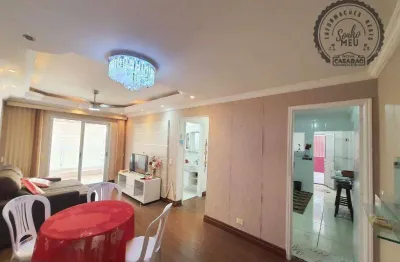 Apartamento garden com 2 dormitórios à venda, 106 m² por r$ 520.000,00 - canto do forte - praia grande/sp