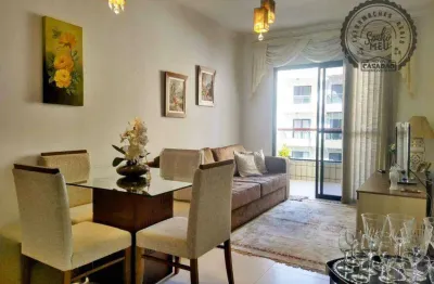 Apartamento com 2 dormitórios à venda, 74 m² por r$ 420.000,00 - aviação - praia grande/sp