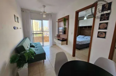 Apartamento com 1 dormitório para alugar, 38 m² por r$ 2.500,00/mês - aviação - praia grande/sp