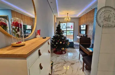 Apartamento com 2 dormitórios à venda, 59 m² por r$ 510.000,00 - canto do forte - praia grande/sp