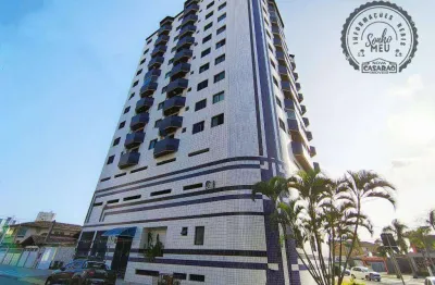 Apartamento com 1 quarto para alugar na Rua Apinajés, Tupi, Praia Grande