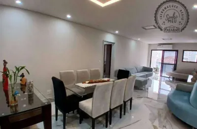 Apartamento com 3 dormitórios à venda, 153 m² por r$ 1.000.000,00 - vila guilhermina - praia grande/sp