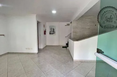 Sala comercial com 4 salas para alugar na Rua Copacabana, Guilhermina, Praia Grande