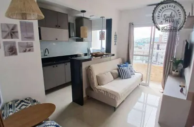 Apartamento com 1 dormitório à venda, 35 m² por r$ 340.000,00 - vila guilhermina - praia grande/sp