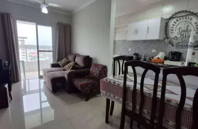 Apartamento com 1 quarto à venda na Rua Vinte e Seis de Janeiro, Vila Mirim, Praia Grande