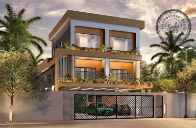 Casa em condomínio fechado com 2 quartos à venda na Rua Antilhas, Guilhermina, Praia Grande