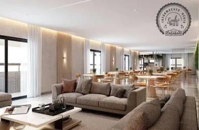 Apartamento com 2 quartos à venda na Rua Balneário Camburiu, Aviação, Praia Grande