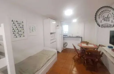 Kitnet à venda, 28 m² por r$ 180.000,00 - aviação - praia grande/sp
