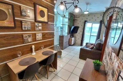 Apartamento com 1 quarto para alugar na Rua Campinas, Boqueirão, Praia Grande