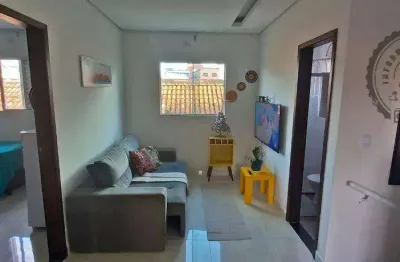 Casa com 2 dormitórios à venda, 55 m² por r$ 279.000,00 - aviação - praia grande/sp