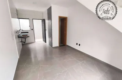 Casa em condomínio fechado com 2 quartos à venda na Rua Vinte e Seis de Janeiro, Vila Mirim, Praia Grande